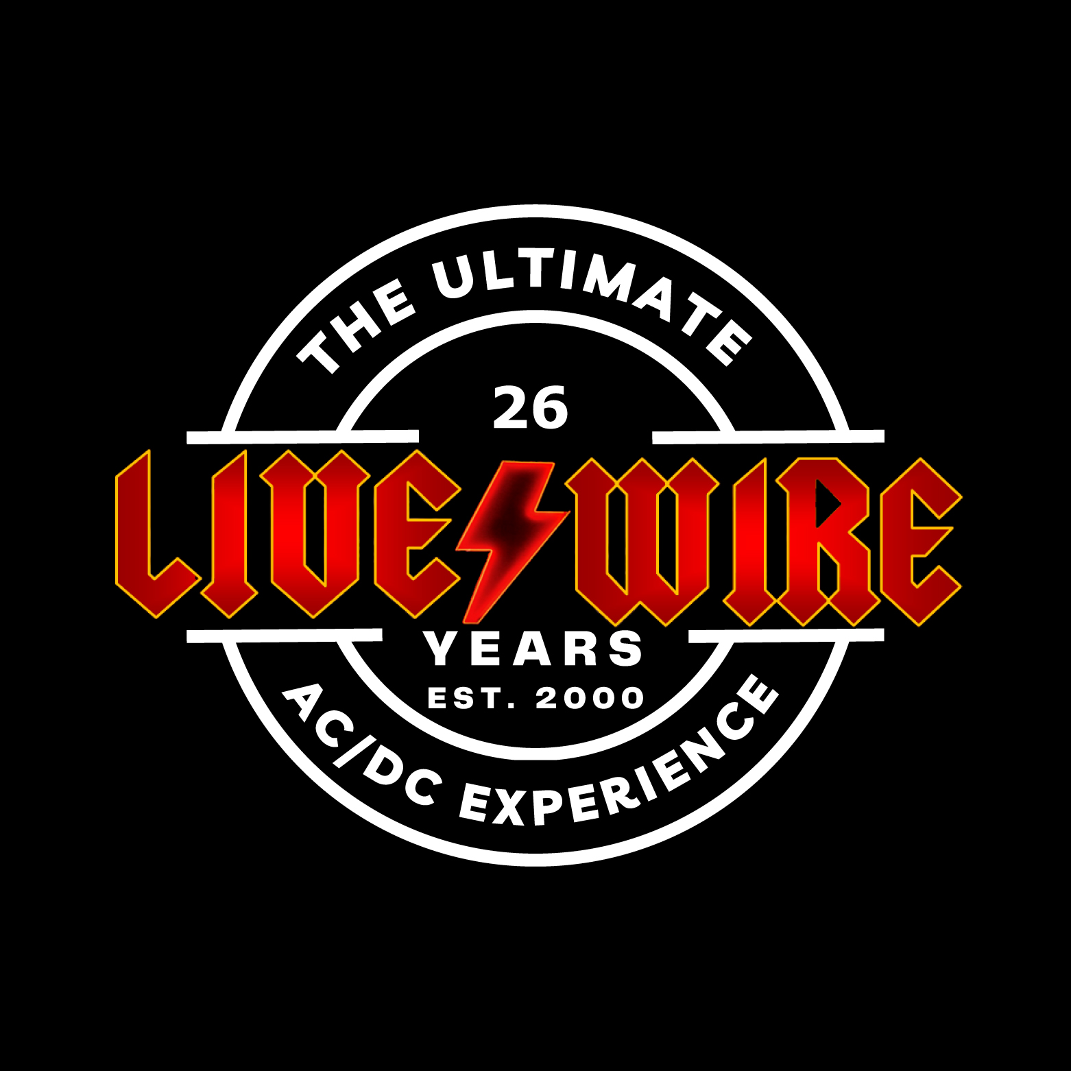 LIVE WIRE 26 years anniversary graphic